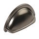 Ariel Cup Handle Zinc Alloy Pewter Effect 76mm Fixing Centres