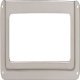 Label Frame Steel Sat Nickel Plt 100x58x2mm