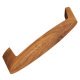 Oval D Pull Handle Lacq Walnut 192mm Fixing Centres