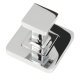 Push in Plus Push Knob Sqr Stainless Steel Chrome