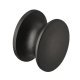 Push Lock Knob D23x19mm Plastic Matte Black 9005