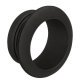 Push-Lock Rosette 16mm Plastic Matte Black 9005