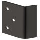 Angled Striking Plate 42x25x10mm Plastic Black