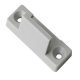 Catch Plate 42x15x3.2mm Zinc Alloy Grey