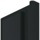Closure Strip 25x4.7mm 2.5m Plastic Black