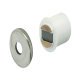 Mortice Magnetic Catch 1.8kg Steel/Plastic Wht