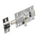 Barrel Bolt w Keep 40mm Brass CP