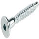 Confirmat Screw D15x50mm D5.0mm SW4 Steel Glv