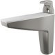 Moon Shelf Support 15-50mm Zinc Alloy/Plastic Mt.Nickel