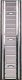 Universal M Bookcase Strip 1829mm Steel Stainless Steel