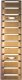 Bookcase Strip U Sec 1829mm Steel EB
