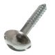Mirror Screw+Cap Set Dome Steel CP/PCP