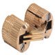 Zysa Hinge 180D Drilling D16mm M.Brass