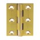 Broad Style Hinge 51x29mm Brass Polished Brass