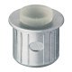 Door Buffer D9x2.5mm Plastic Silver Col