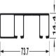 Slido F-Li18 50A Dbl Guide Trk 3.5m Aluminium