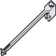 Slido F-Li21 Dr Stopper for SC Plastic Grey
