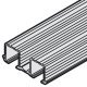 Slido F-Li21 Top Trk Dbl GV 2.5m Aluminium Brt