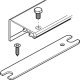 Hawa Concepta Con Bracket/Wood Sgl 650mm Anodised