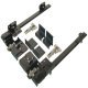 Accuride 1321 Pivot Sld DrRun Black 710mm