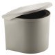 Swing Out Waste Bin 10L UH Stainless Steel/Plastic Grey/Black