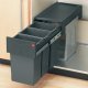 Hailo Tandem 300 Bin 3x10L Dk Grey