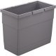 One2Four Bin 275x211x423mm 21L Aluminium Grey