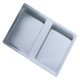 One2Four Bin Lid 21L Plastic Aluminium Grey