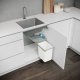 VS Envi Single 450 SO Bin 15.5L Silver