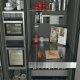 OPLA PO WithT w Shelf 40kg 900mm Steel/Anodised