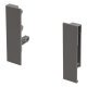 MXS Slim Gls Pnl Hldr Set 135mm Plastic Grey
