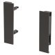 MXS Slim Fnt Bracket Set 199mm Plastic Antique