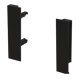 MXS Slim Gls Pnl Hldr Set 167mm Plastic Black