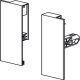 MXS Slim Fnt Bracket Set 167mm Plastic Black