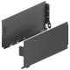 MX Std Sgl Drawer Sides 150/350mm Steel Antique