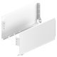 MX Std Sgl Drawer Sides 150/450mm Steel Wht