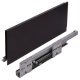MXS Slim Std Drawer Set 35kg 135/500mm Black