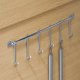 Row of 6 Hooks 400mm Fixing Centres SPC