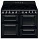 Smeg Vic TR4110IBL2 Range Ckr Ind Black/Stainless Steel