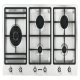 Smeg Cls PS9062 Hob Gas 5Z  Stainless Steel
