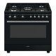 Smeg Con CX91GMBL Range Ckr DF Black