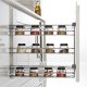 PO Baskets 3-Tier 150mm 8kg UH Lin Chrome
