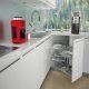 Hafele SO Corner 800mm LH Wht/Chrome