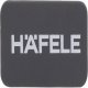MXS Slim Hafele Logo Cover Cap Plastic Black