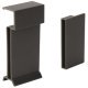 MXS Glass Panel Hldr Set Rect Rail Grey