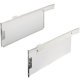 MX Mtl Drawer Sides Sgl 20kg 150/350mm Wht