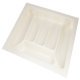 Cutlery Ins 380-440mm 500/500mm Plastic CrWht