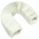 Manrose 220x90mm Flx Hose Rec PVC Wht 3m