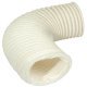 Manrose 125mm Flx Hose FR PVC Wht 45m