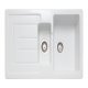 Rectangle Austell CAU10102WH 1.5B Sink Cer Wht